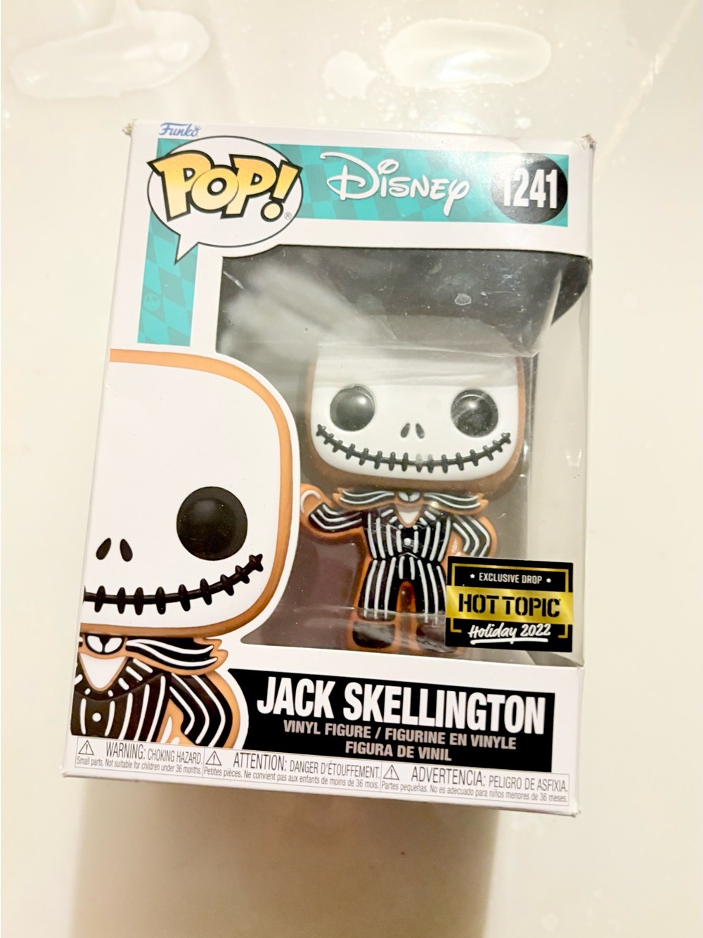Disney Funko Pop! Jack Skellington Vinyl Figure White & Black